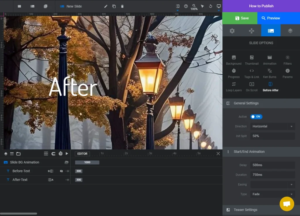 Add BG Image to After Slider