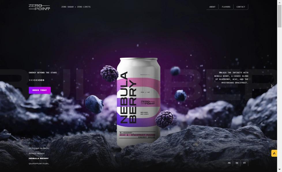 Zero Point Energy Drink Showcase 