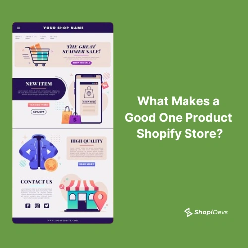 What Makes a Good One Product Shopify Store