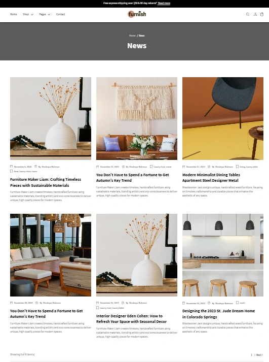 Smart Furnish Theme