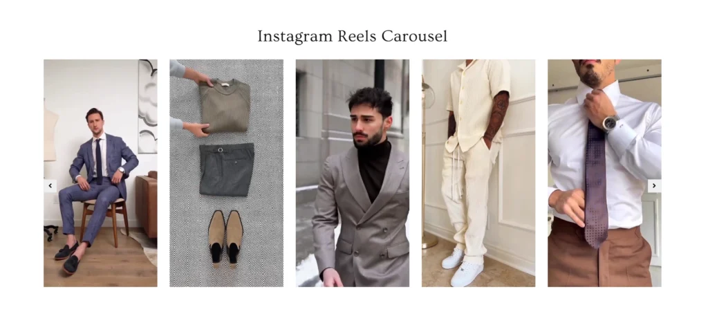 Instagram Reels Carousel Template