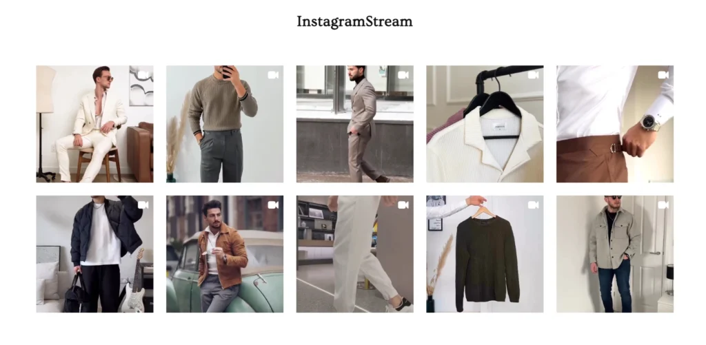 Instagram Stream Template