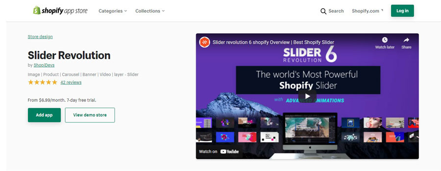 Sider Revolution Shopify app store