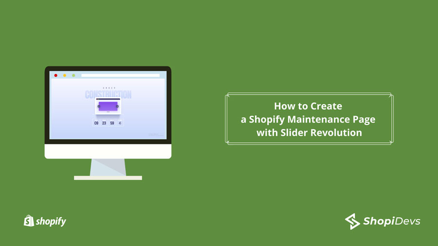 How to Create a Shopify Maintenance Page with Slider Revolution