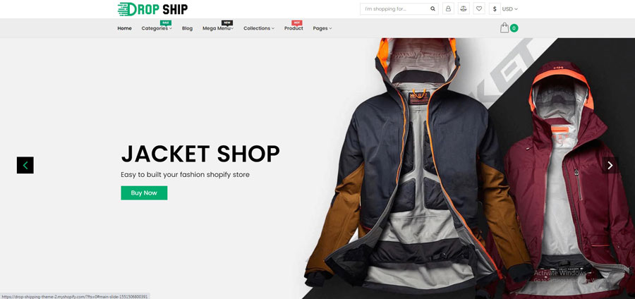 Dropshipping Shopify theme