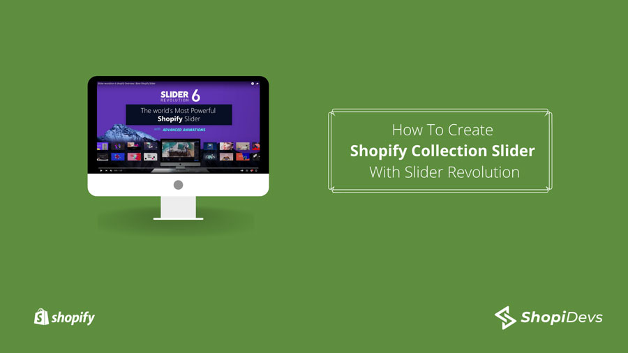 How to create Shopify collection slider with Slider Revolution