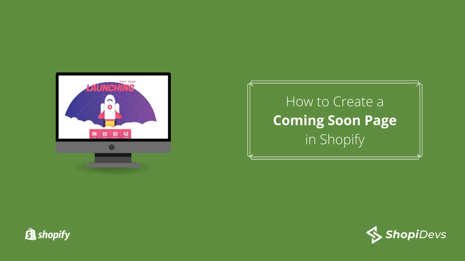 How to create a coming soon page in Shopify