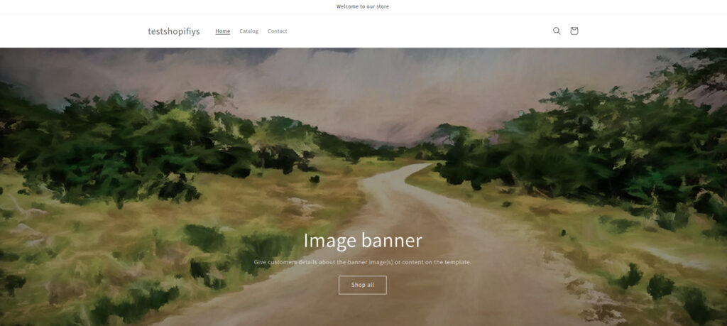 Shopify Image Banner Size for desktop