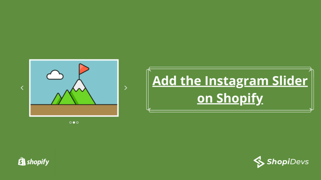 add the instagram slider