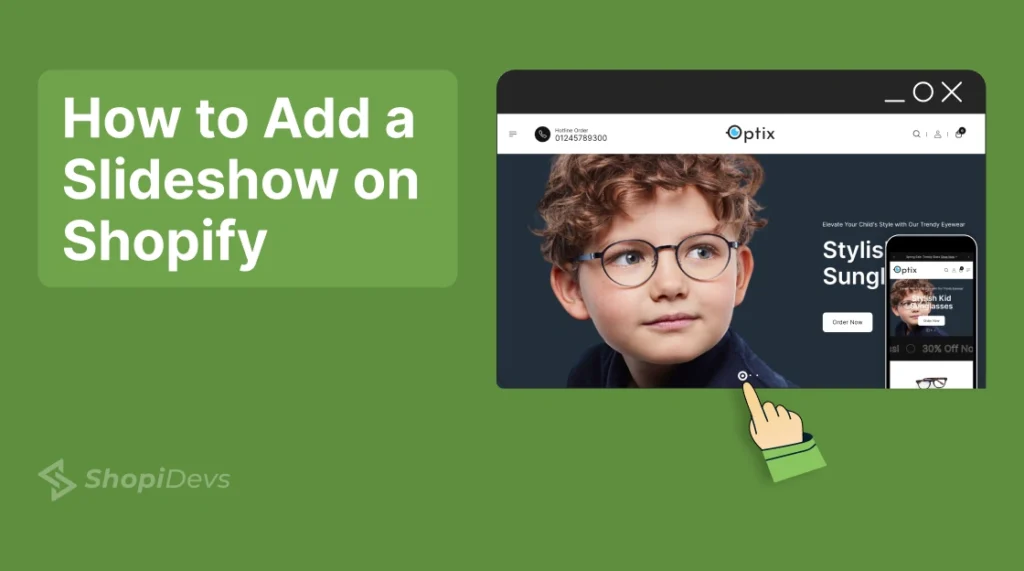 Add a Slideshow on Shopify