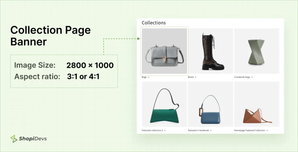 Shopify Collection Page Banner Image Size