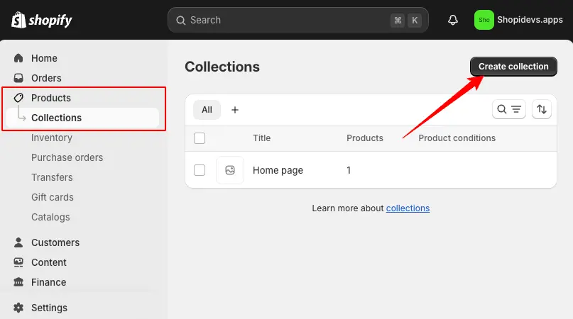 Create a Collection to Organize Products Manually