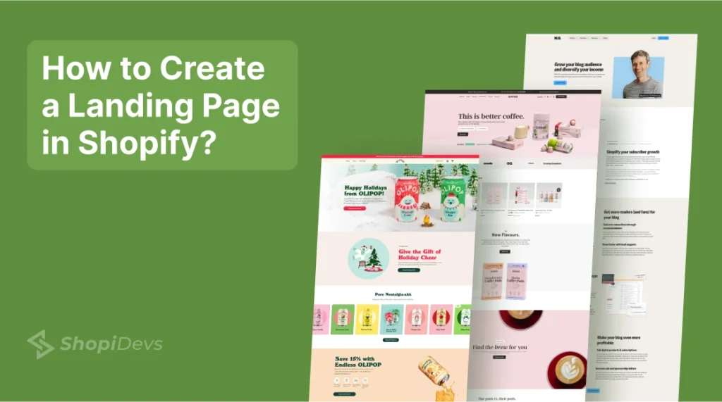 How to Create a Landing Page in Shopify