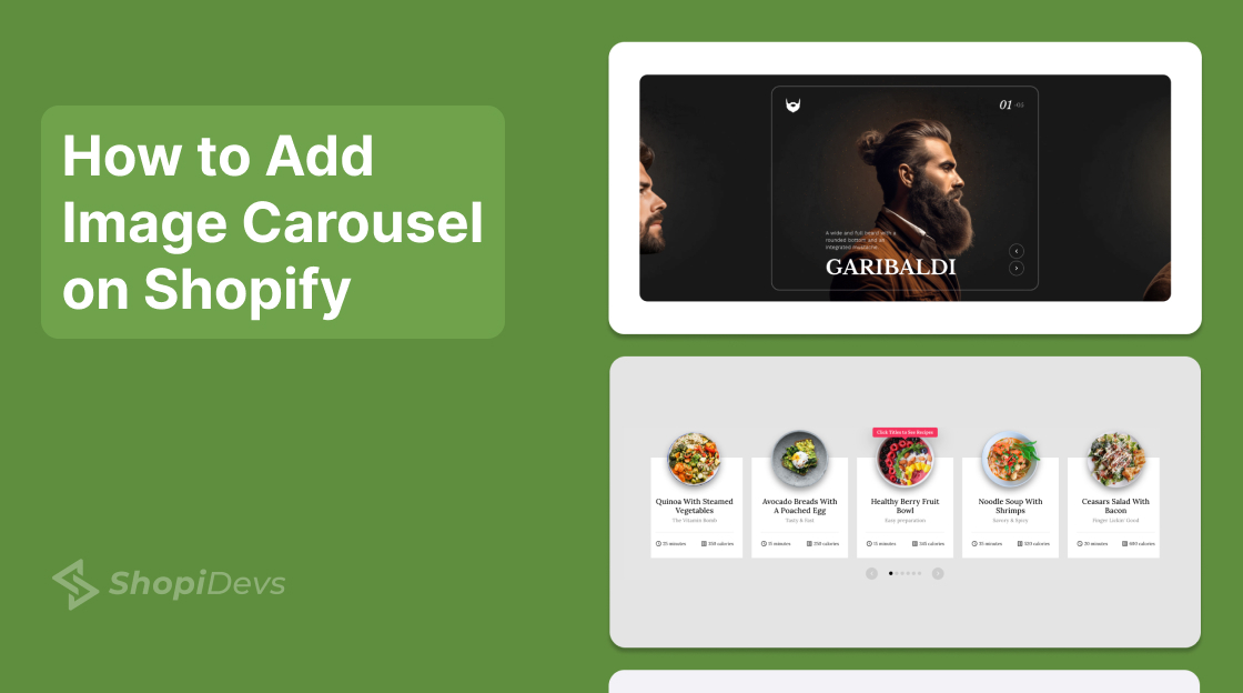 Featured image for the blog about How to Add Image Carousel on Shopify