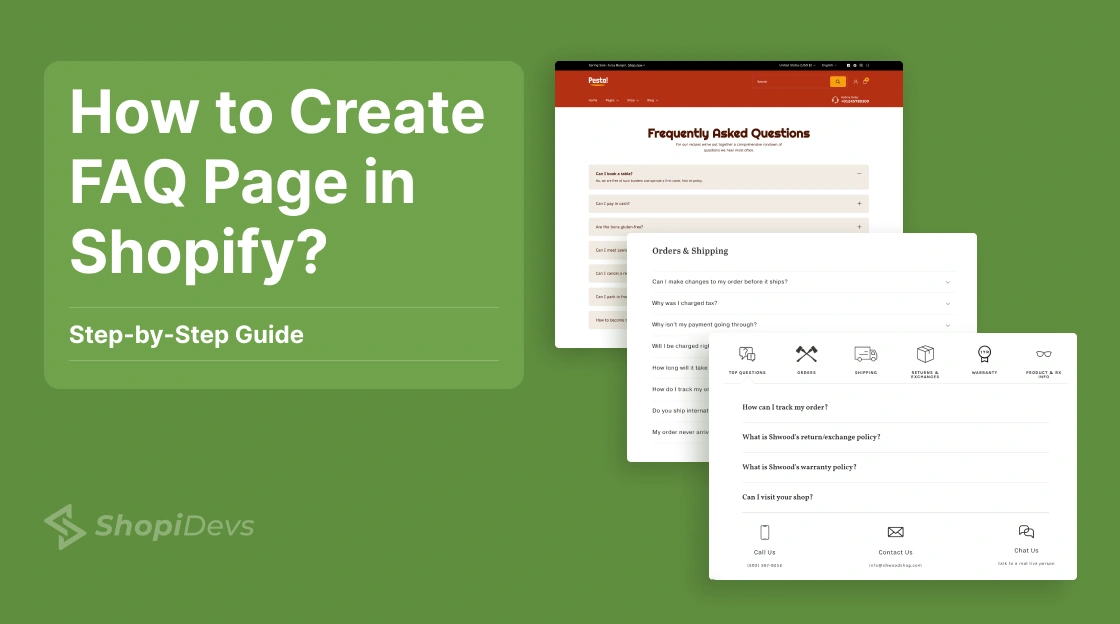 How to Create FAQ Page in Shopify
