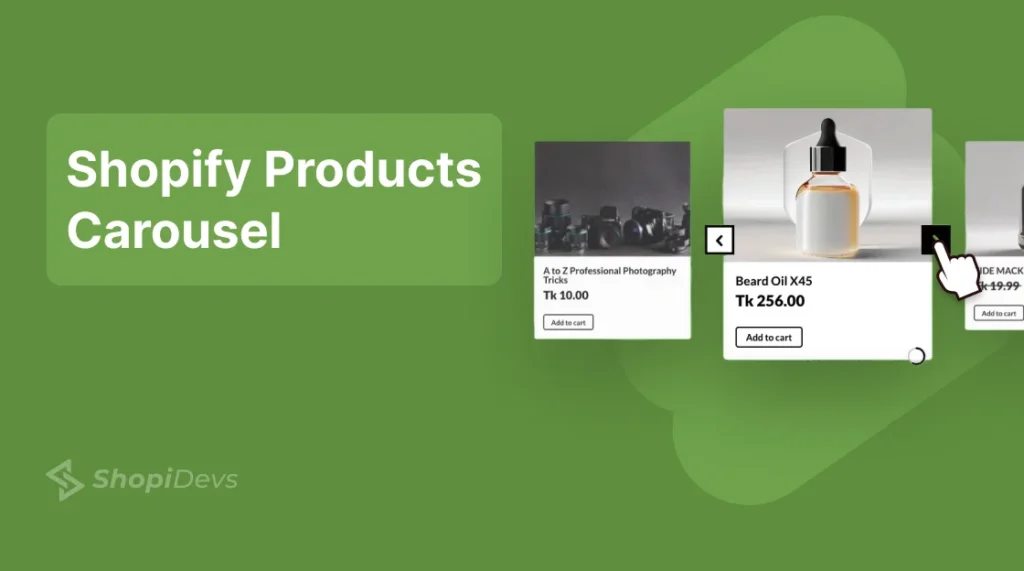 Shopify Carousel for products and images featured image