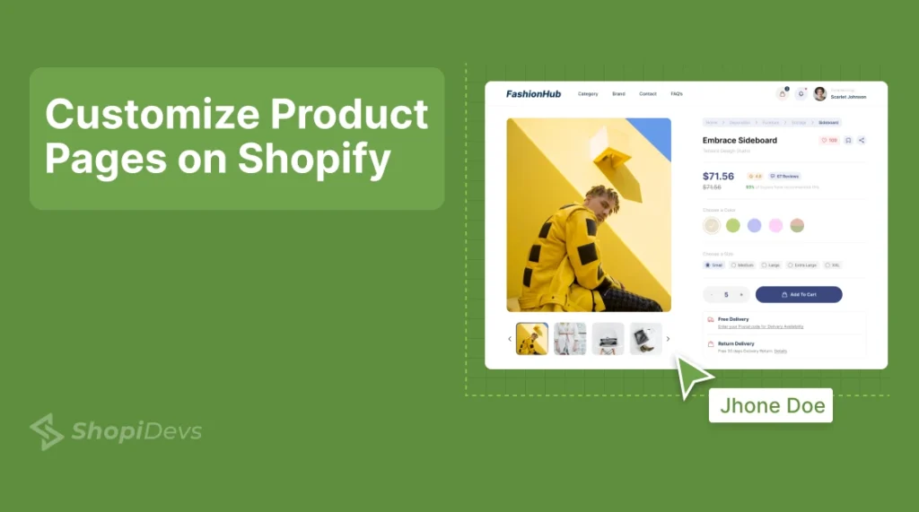 how to customize product pages on shopify featured image