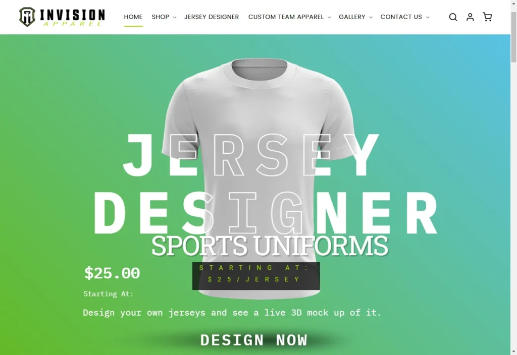 intothevision shopify store made with slider revolution full-width page templates