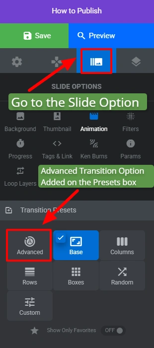 Advanced Transitions