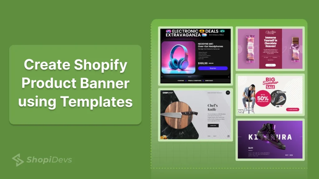 Shopify product banner templates blog featured image