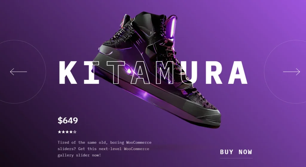 sneaker ecommerce product banner slider