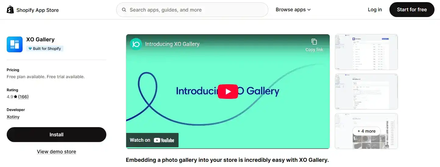 XO Gallery (Best for modern grid and masonry layouts)