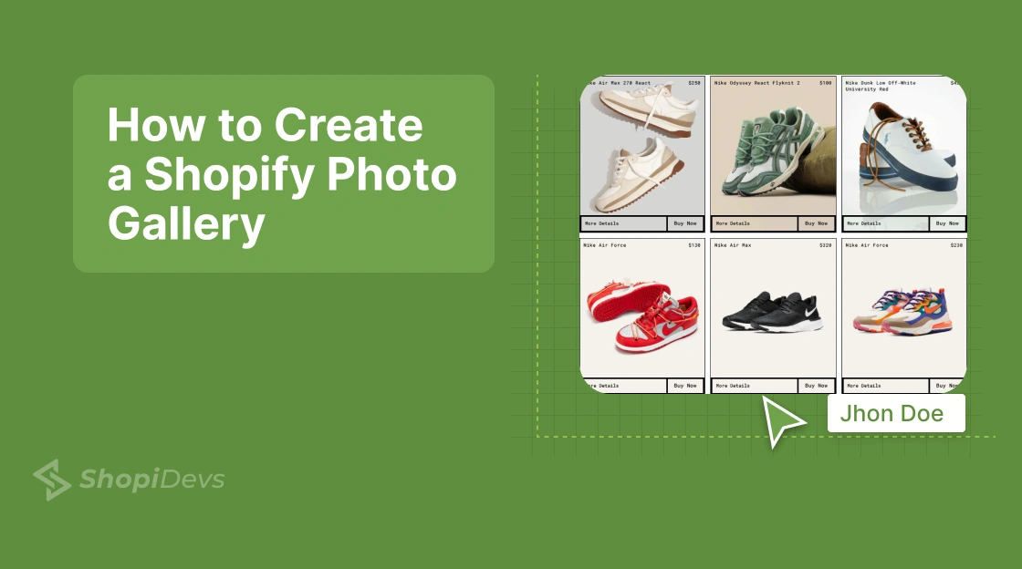Create a Shopify Photo Gallery
