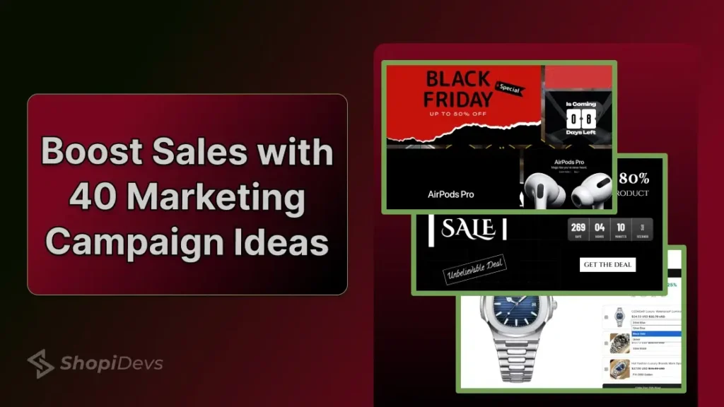 black friday campaign ideas for shopify store that boost sales