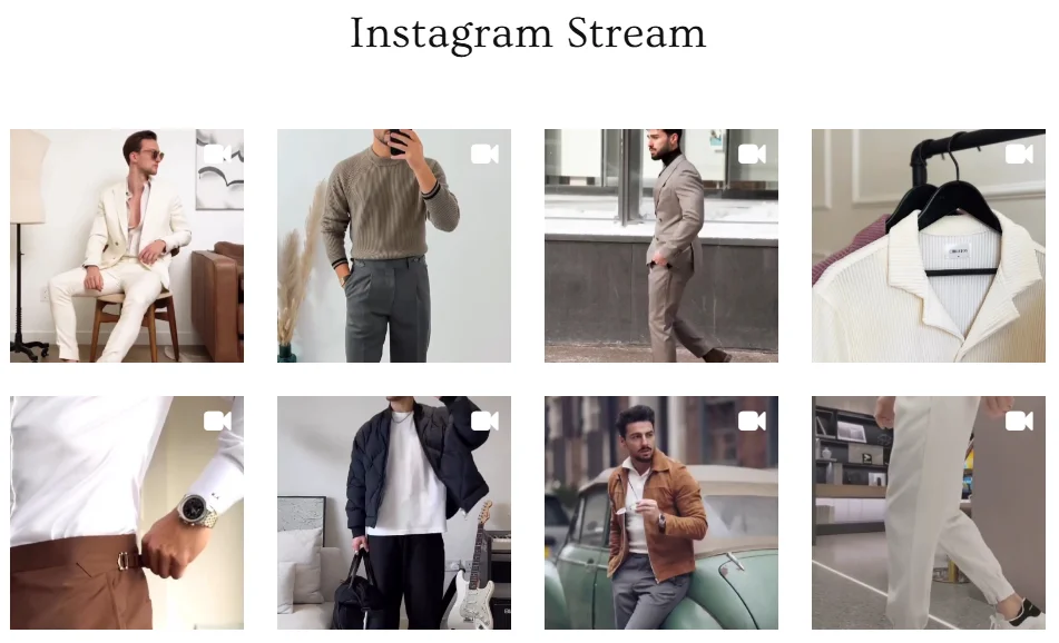 instagram gallery grid