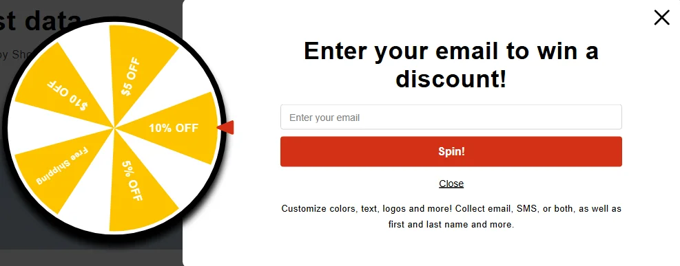 mystery discount reveals with spin
