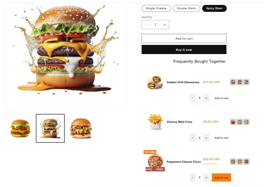 product bundle feature to boost sales in this bfcm