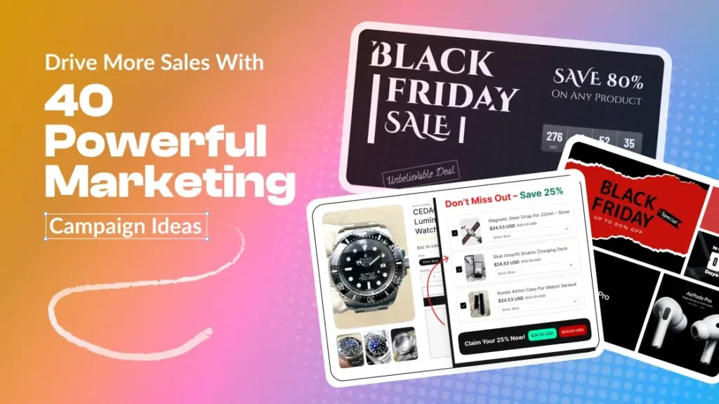 shopify black friday marketing strategy with 40 campaign ideas