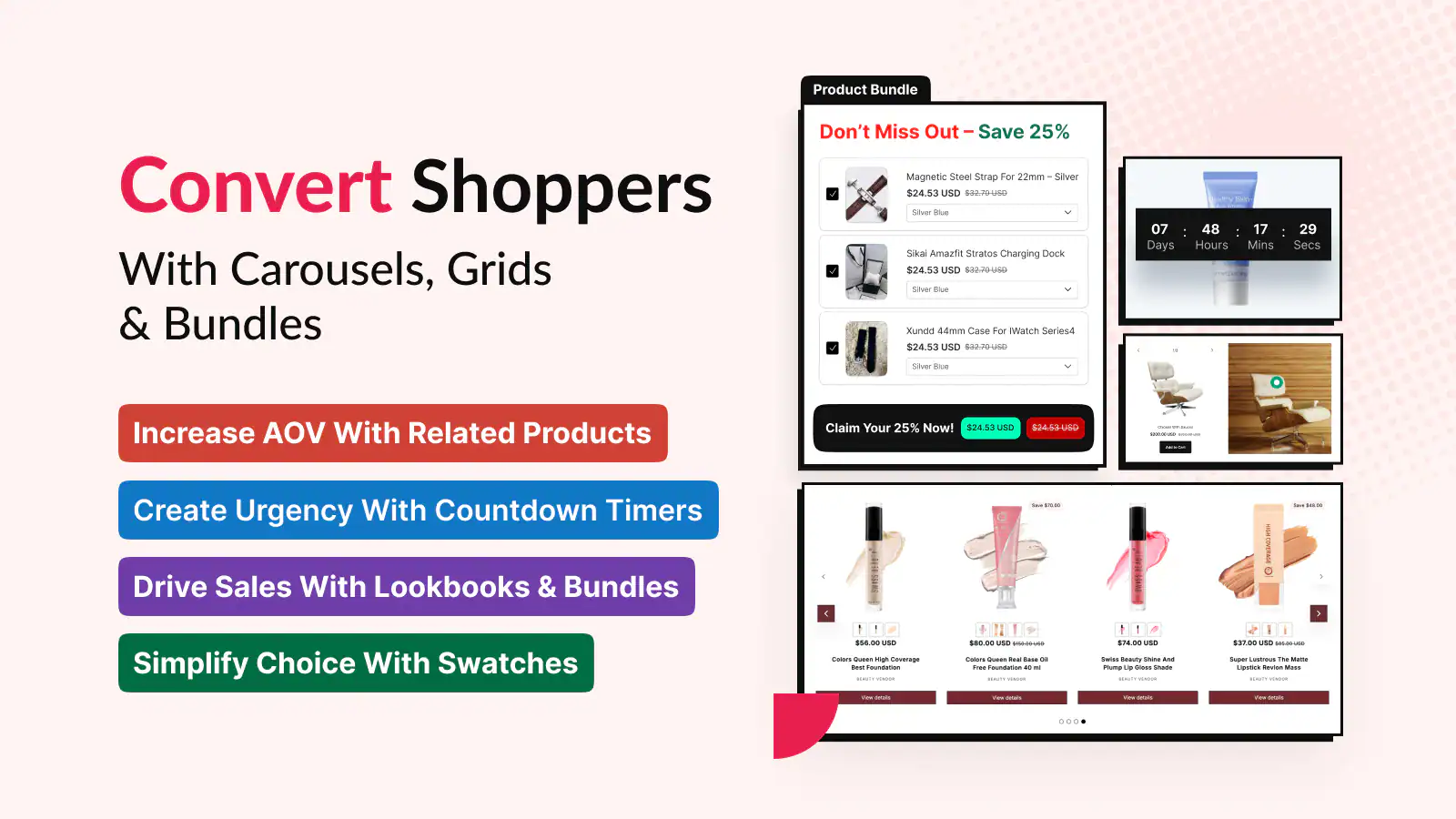 EasyBoost, Surface Bestsellers and Upsells While Visitors Are Shopping