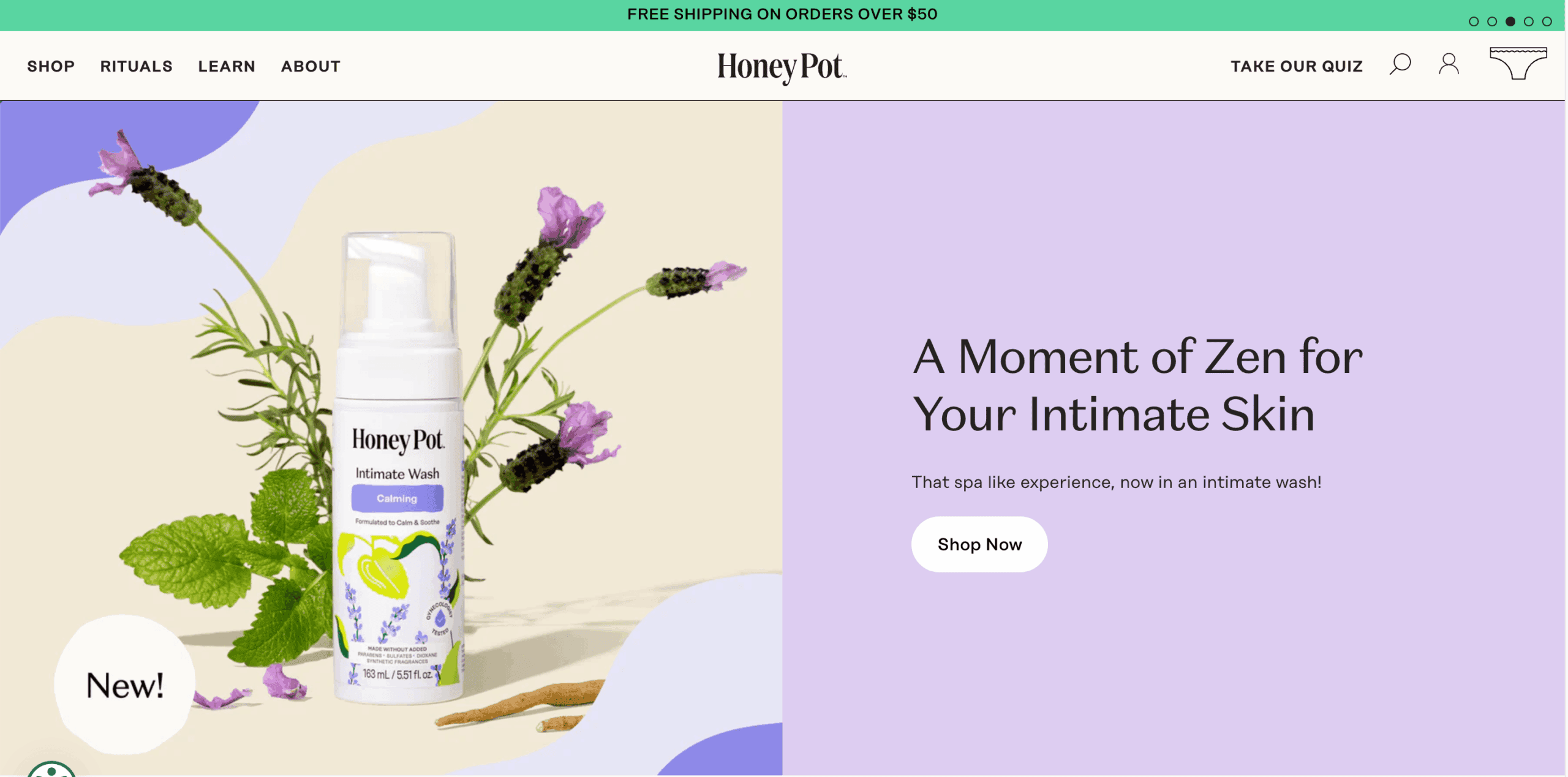 The Honey Pot (Plant-based feminine and personal care | US | B-Corp)