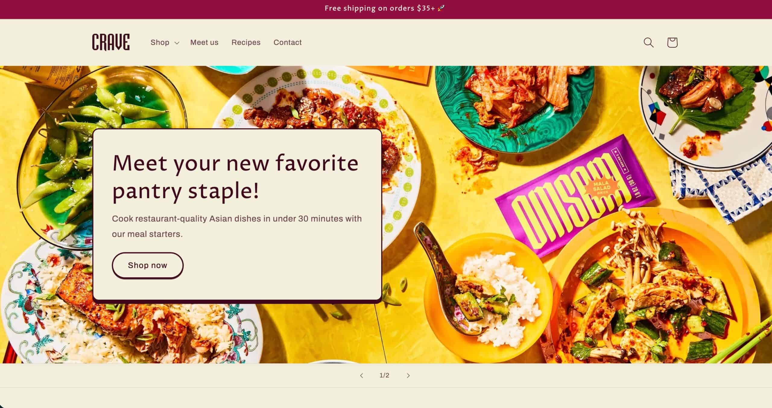 Crave (Best for Fashion, lifestyle, mobile-first)