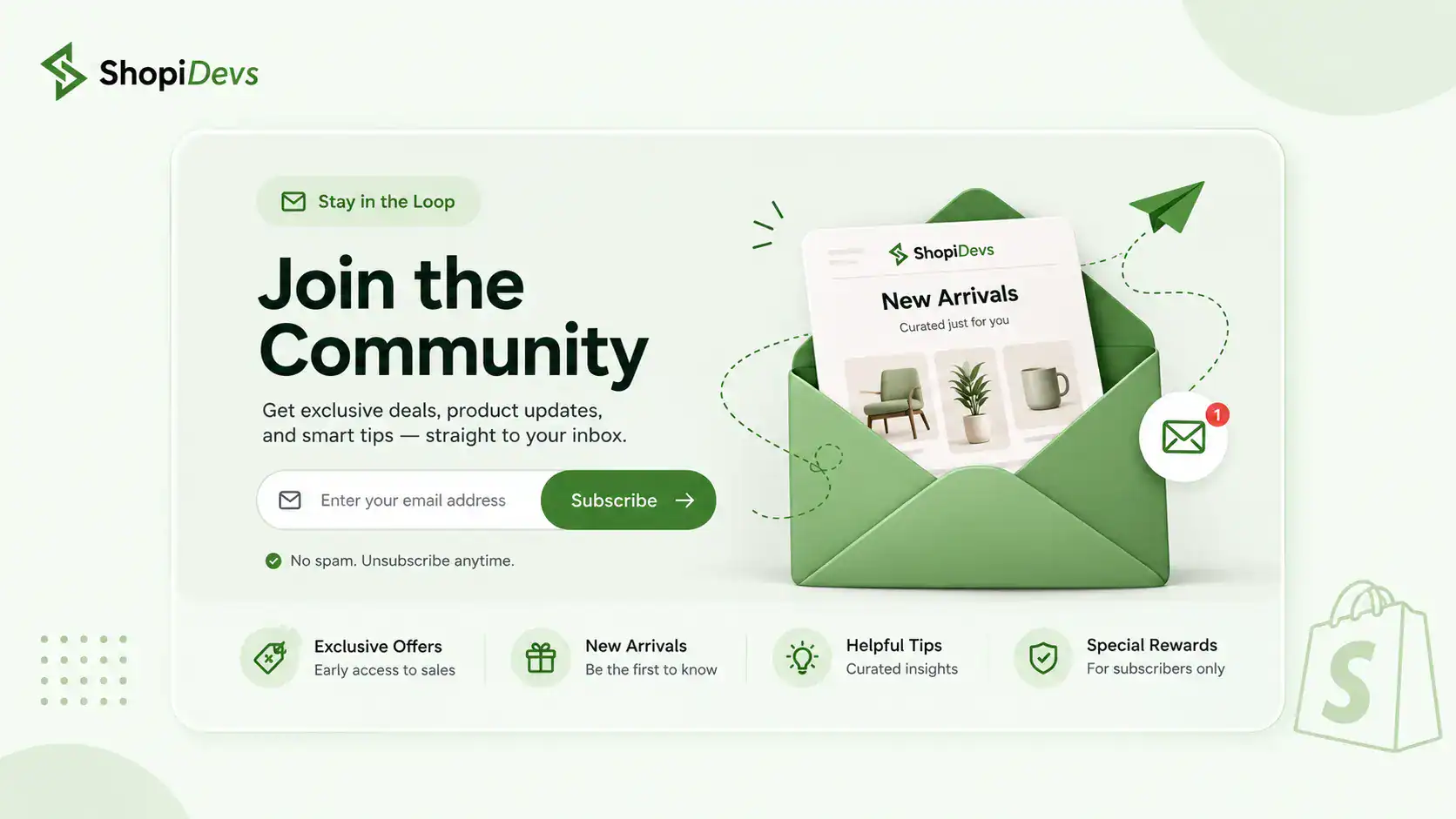 Adding email newsletter section