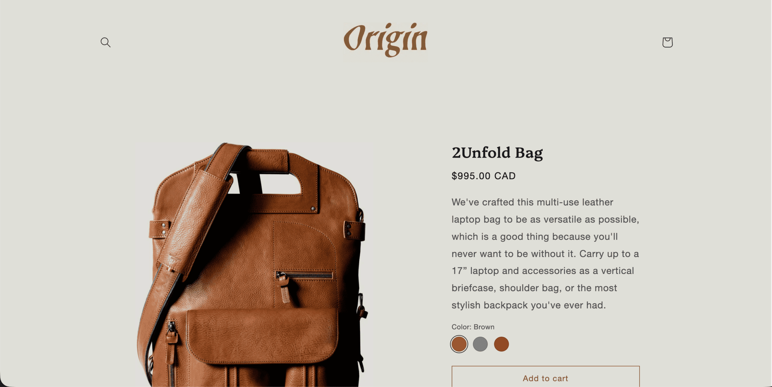 Origin (Best for Makers, unique/limited-run pieces)