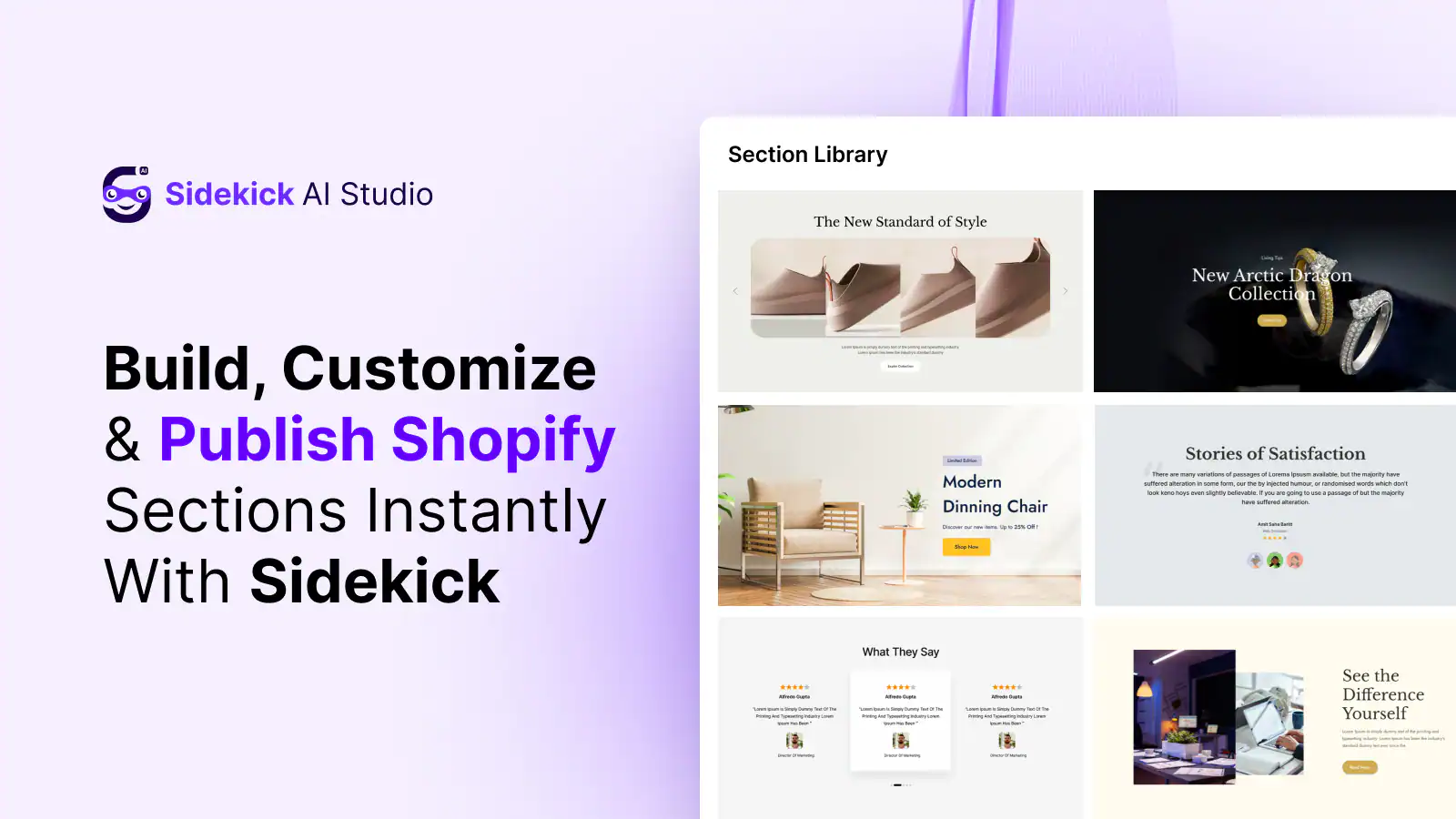 Sidekick AI studio