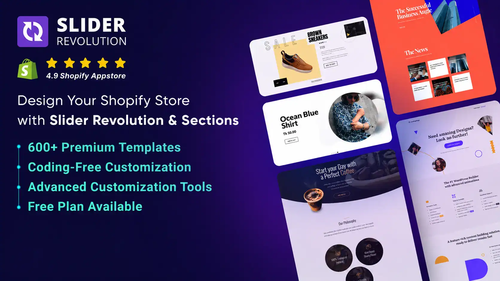 Slider revolution image
