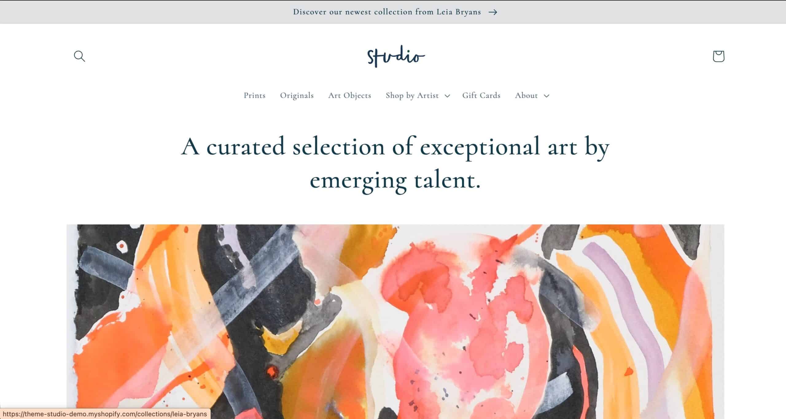 Studio (Best for Art, galleries, creative collections)